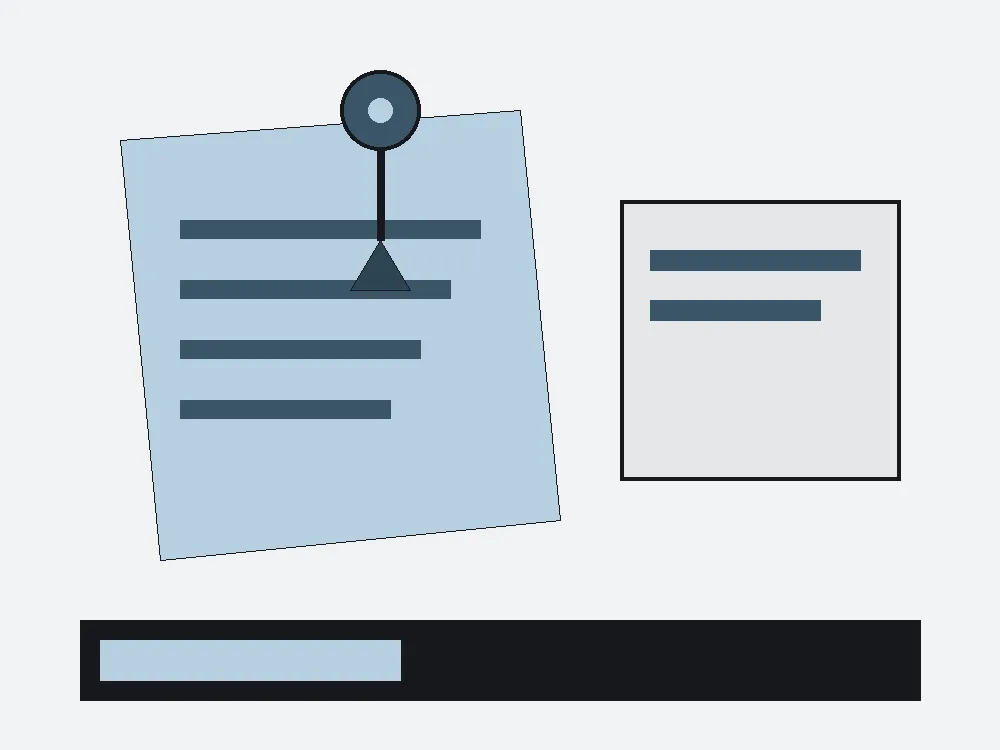 Pin-and-note panel for sticky notes listing Setup MSI, verified winget, brew NONE, and GPL-2.0 doors.